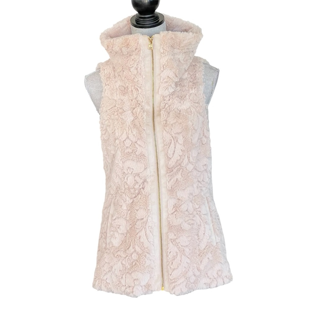 Marc New York by Andrew Marc Faux Fur Sleeveless Plush Vest Small
